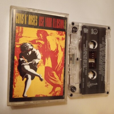 VTG 1991 Guns N' Roses Use Your Illusion Cassette Tape Geffen