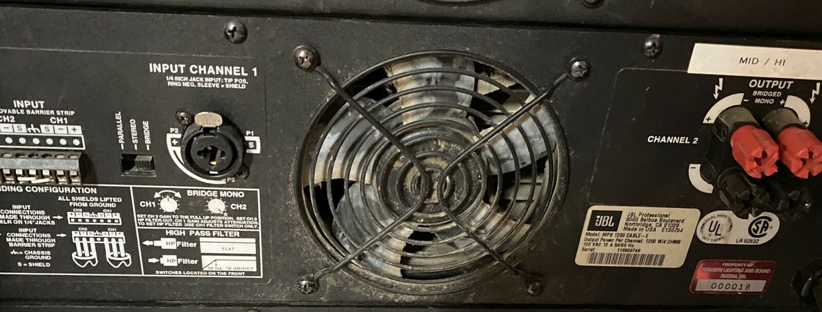 JBL MPX1200 Power Amplifier | eBay