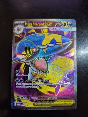 Mega Sharpedo ex 113/094 Me02: Phantasmal Flames Holo Full Art