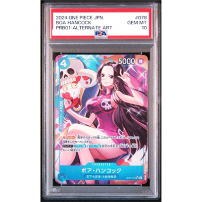 PSA 10 Boa Hancock OP01-078 SR Alt Art ONE PIECE Card The Best PRB