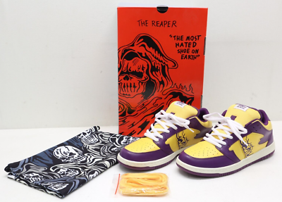 Warren Lotas WL Reaper LA Lakers Purple Yellow Sneaker Dunks