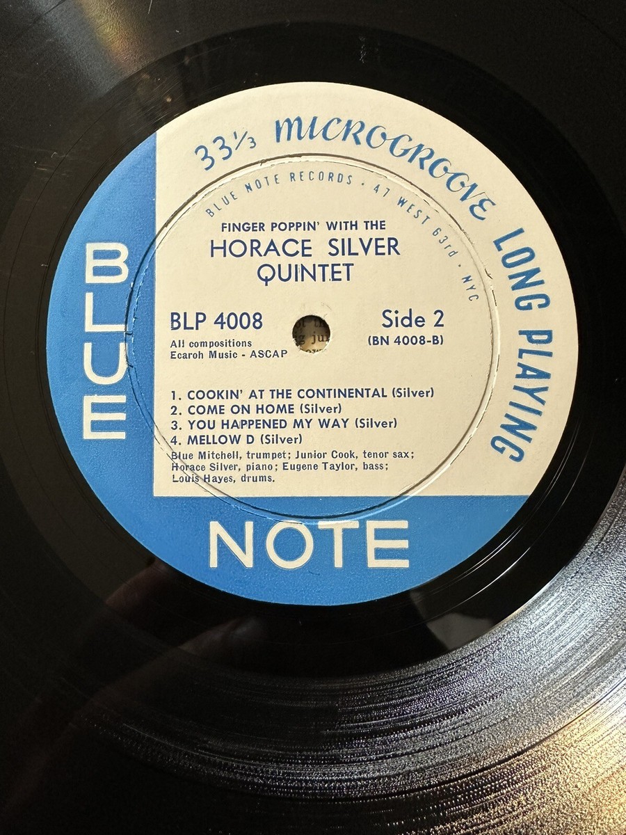 Horace Silver Quintet-Finger Poppin' LP Blue Note BLP 4008 1st