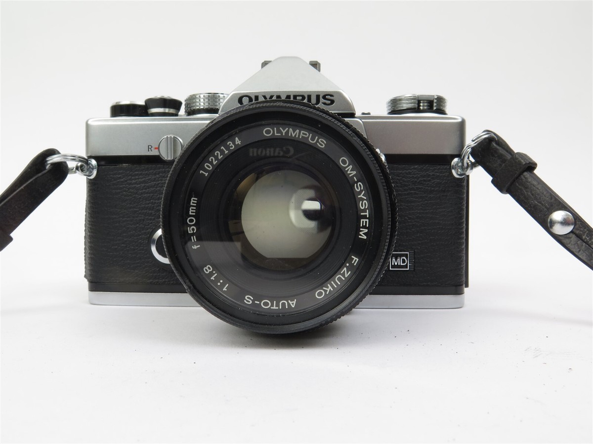 Olympus OM-1 SLR Camera MD F.Zuiko Lens 1:1.8 F=50mm Auto-S OM