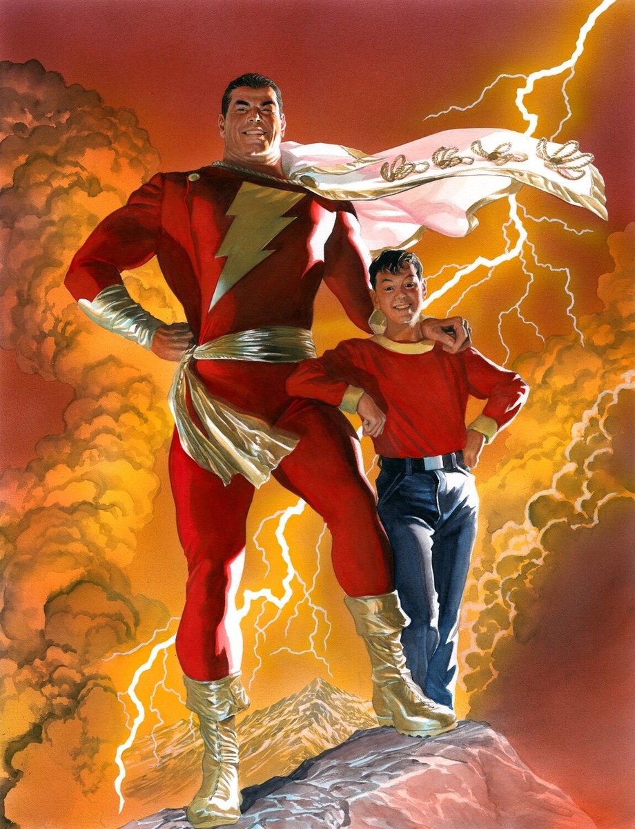 Shazam & Billy Batson Comic Book Alter Ego Superhero Alex Ross