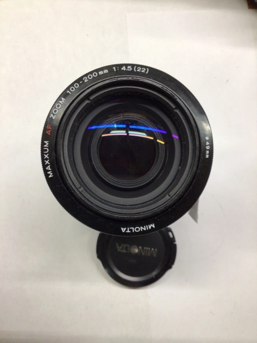 Minolta Maxxum 100-200mm Focal Camera Lenses for sale | eBay