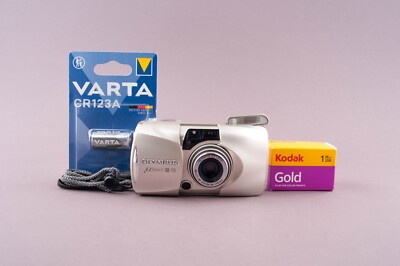 Olympus Mju III 115 35mm Point & Shoot Film Camera BOX | eBay