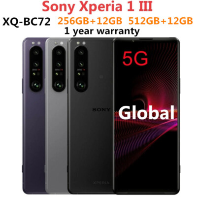 Sony Xperia 1 III 5G XQ-BC72 512GB 256GB Global version Smartphone