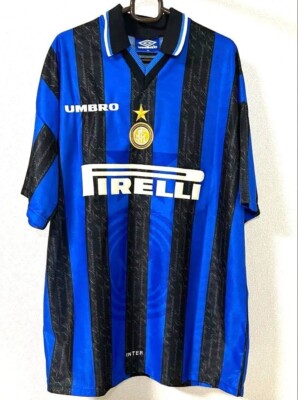 Ronaldo 10 XL INTER MILAN 1997 1998 Home Maglia Shirt Umbro Brazil