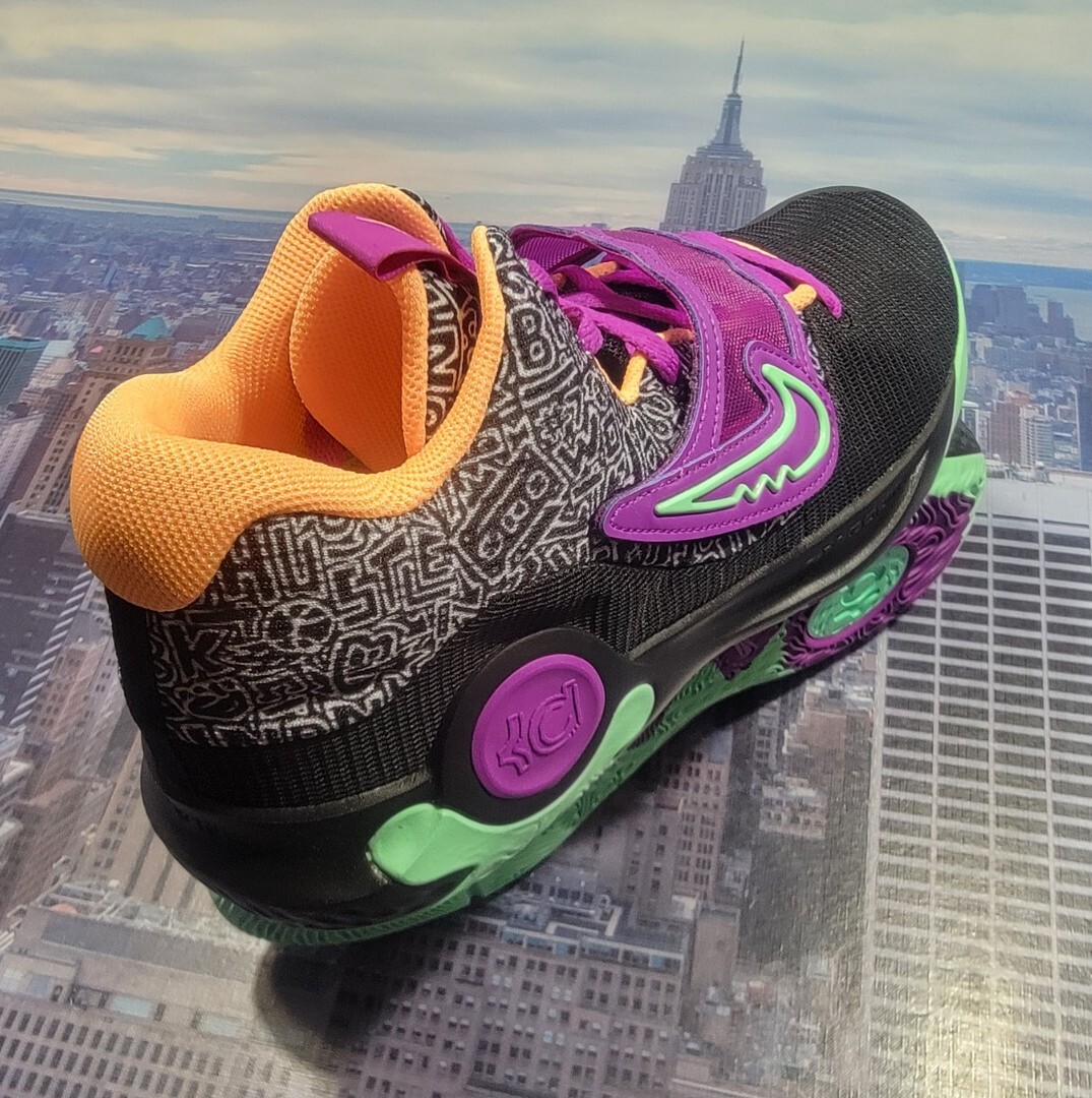 Nike KD Trey 5 X Black/Vivid Purple-Peach Cream Mens Size 12.5