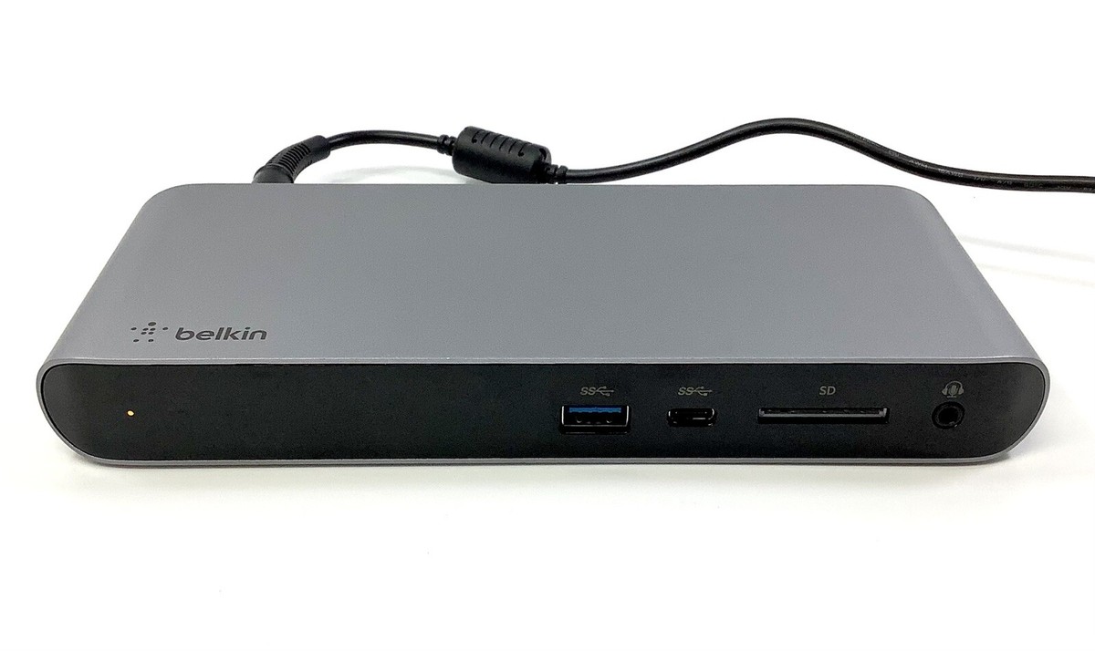 Belkin Thunderbolt 3 Dock Pro F4U097 w/ Power Adapter | eBay