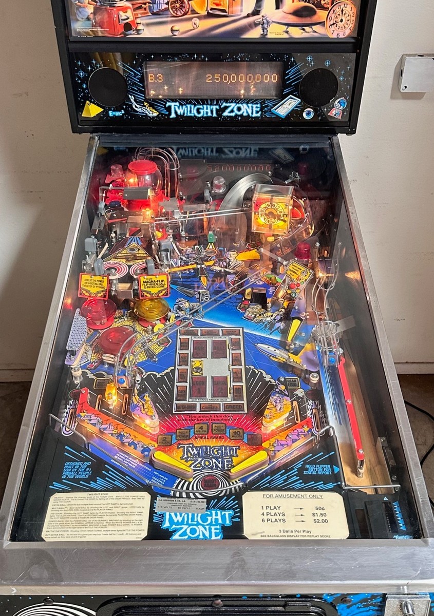 Midway Twilight Zone DBV Pinball Machine Bally 1993 Pinballs | eBay