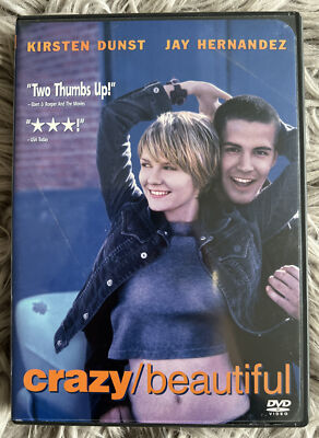 crazy / beautiful DVD Kirsten Dunst Jay Hernandez Movie