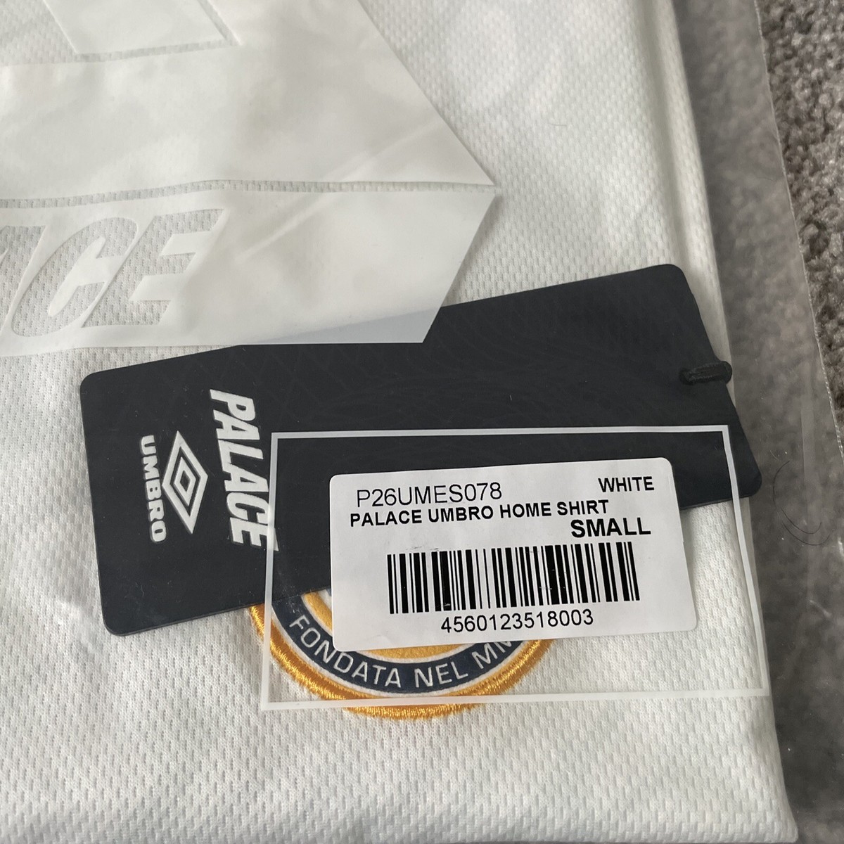 Size Small - Palace X Umbro Home Shirt White | SHIPS NOW | eBay