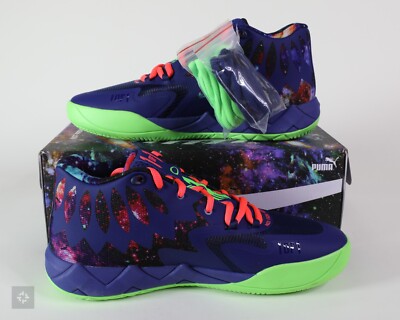 Puma LaMelo Ball MB.01 Galaxy Green Basketball Shoes Men's Size 11