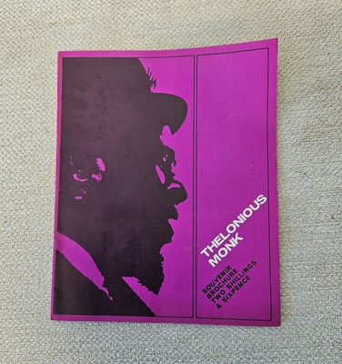 Thelonius Monk Quartet 1966 UK Tour Programme signed by Larry