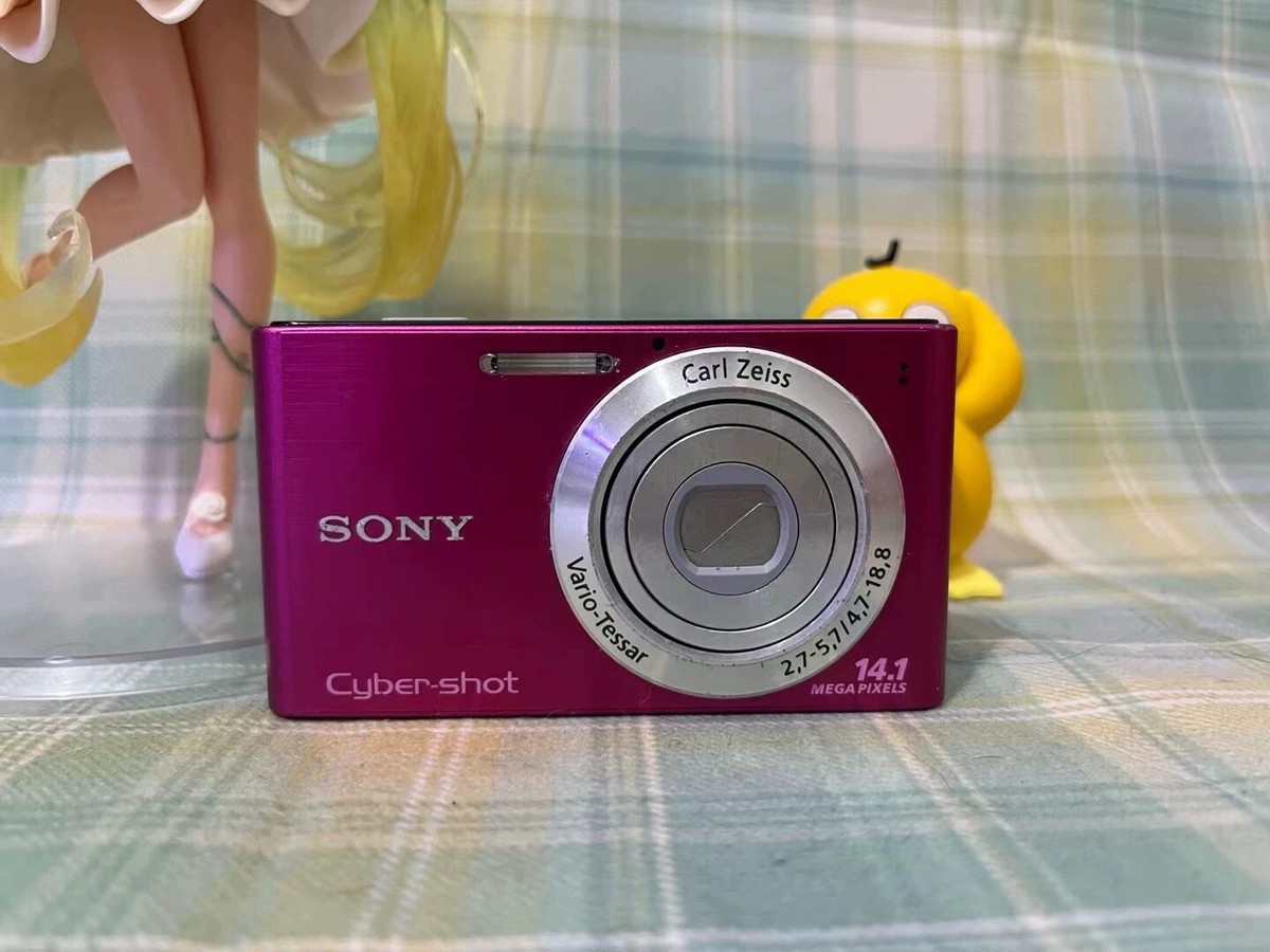 SONY DSC-W320 Digital Camera Pink Cyber-shot 14.1 MP 3.0x Zoom