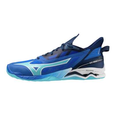 MIZUNO Wave Mirage 5 X1GA2350 01 Blue White Navy Width 2E Handball