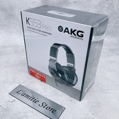 AKG K553 MK2 MKII Closed Back Studio Monitoring Headphones+4-Ch
