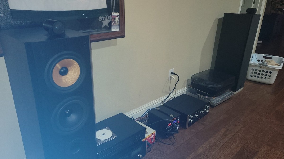 B&W Matrix 803 Floor Standing Speaker pair - Black | eBay