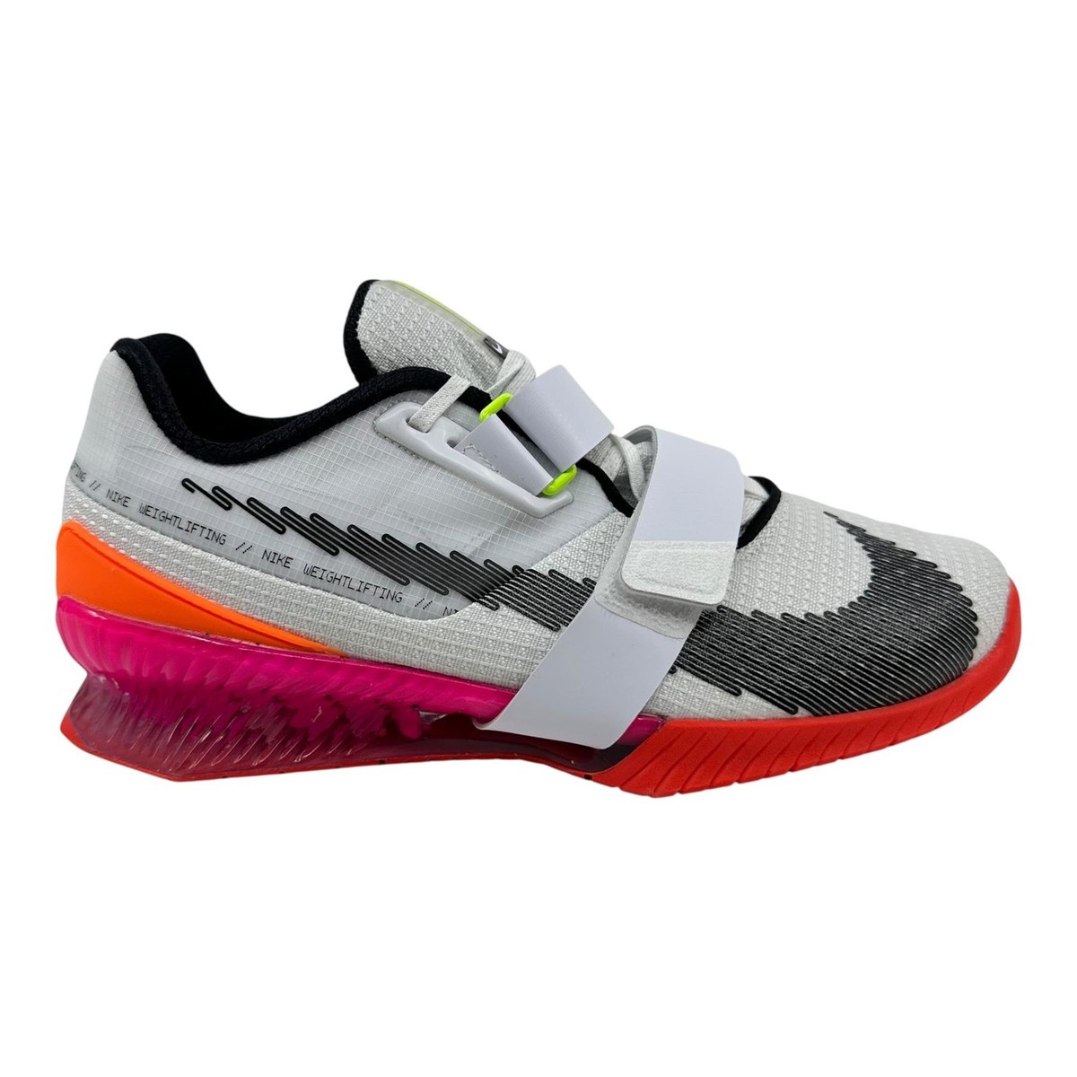 Nike Romaleos 4 SE White Black Bright Crimson Mens Athletic