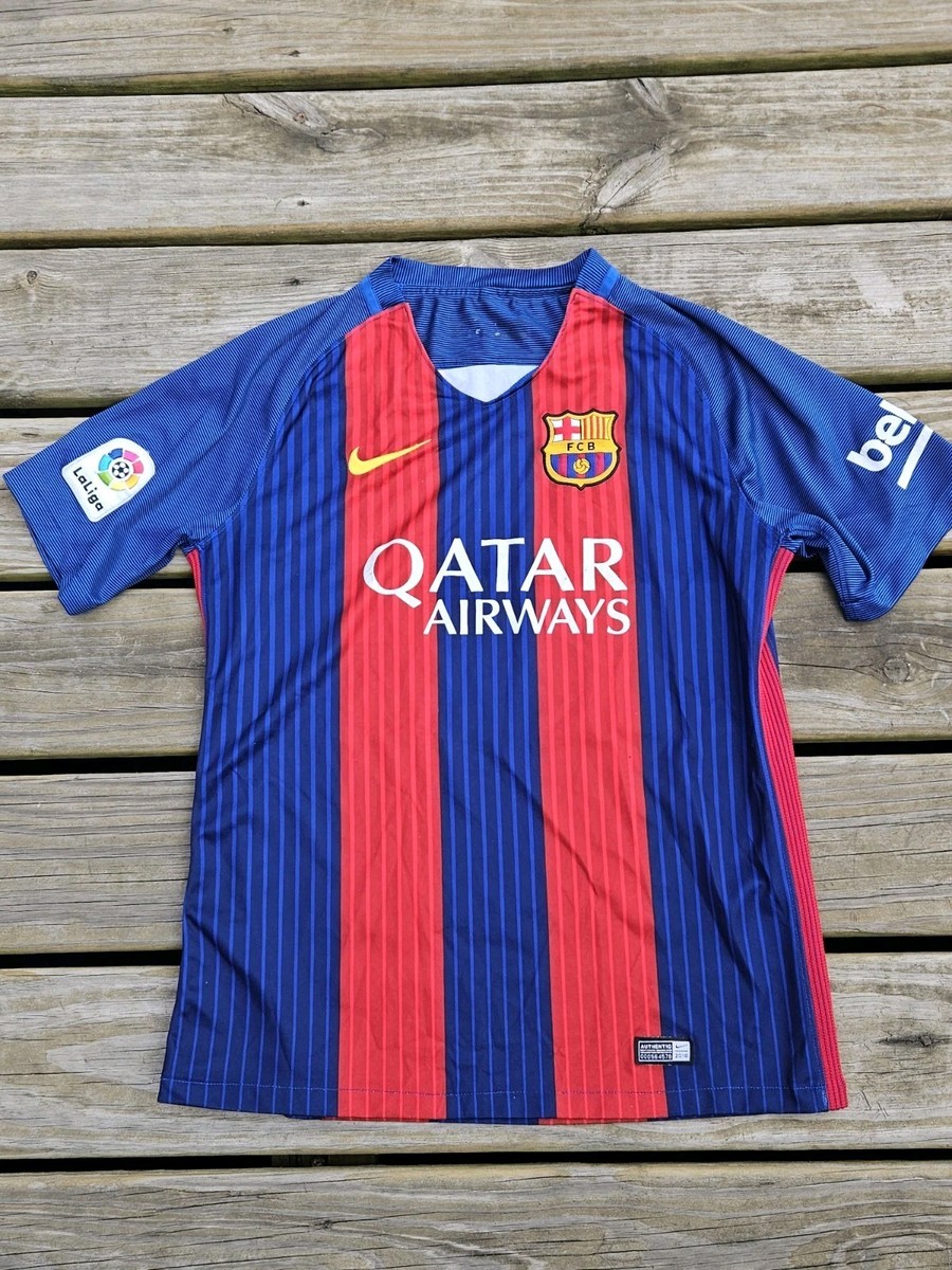 2016-17 FC Barcelona Lionel Messi #10 Nike Replica Home Soccer