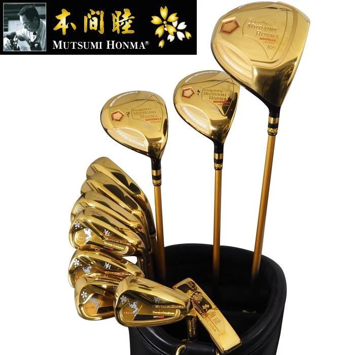 Mutsumi Honma MH488X Phoenix Houoh 11 Club Full Set with Caddy bag