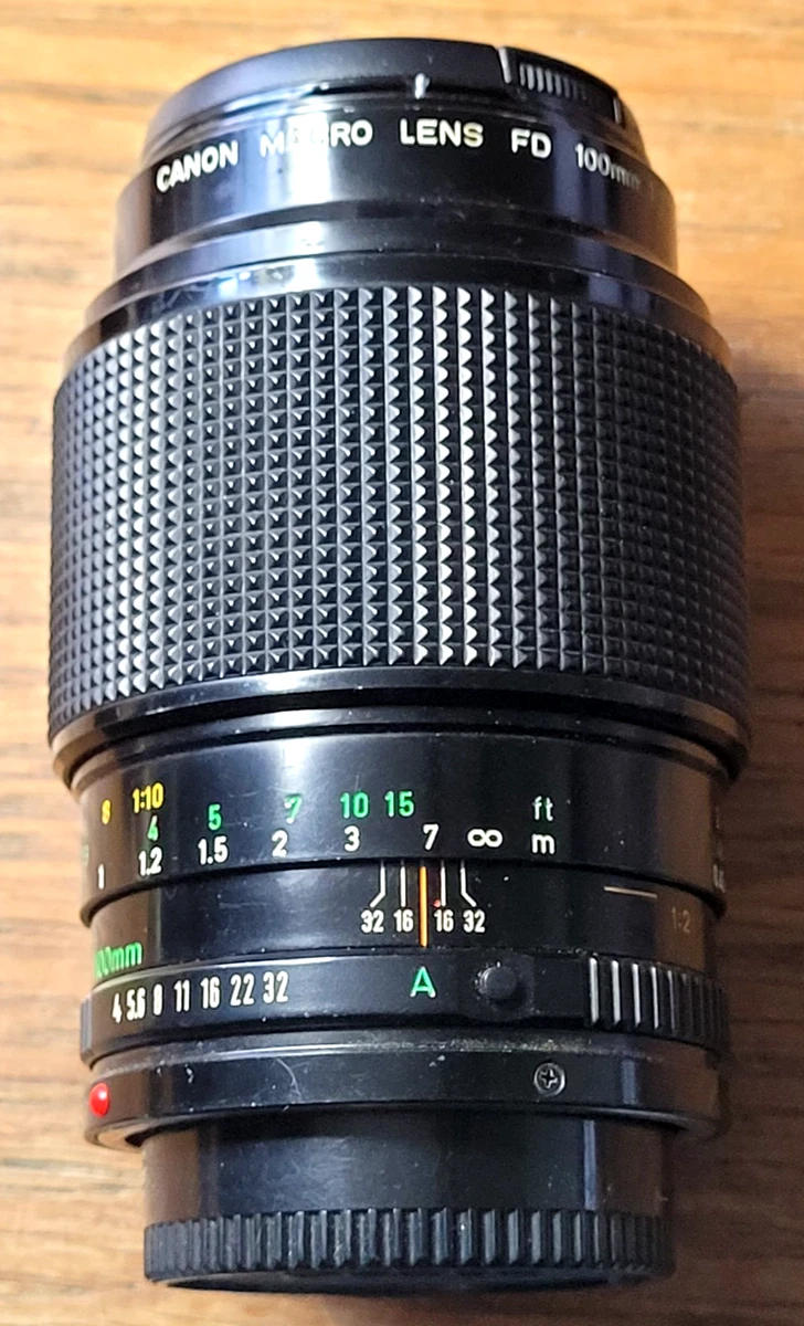 Canon FD Camera Macro/Close Up Lenses 100mm Focal for sale | eBay