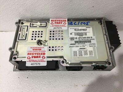 07 08 09 10 11 audi a6 s6 bose amp amplifier 4f0 035 223 g