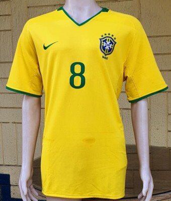 BRAZIL 2008-2009 KAKA 8 JERSEY NIKE HOME SHIRT L # 258950-493 | eBay
