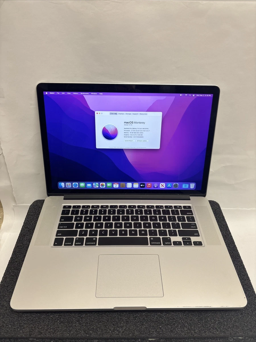 2015 Apple MacBook Pro 15.4 Inch Laptops for sale | eBay