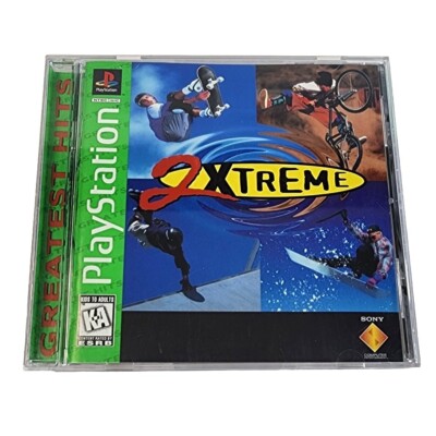2Xtreme PS1 (1997) Playstation Video Game Xtreme Sports Complete