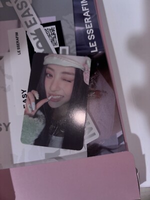 LE SSERAFIM [EASY] All Member Autographed Signed Album | eBay