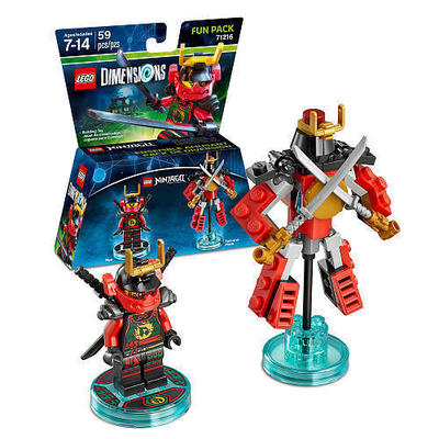 LEGO DIMENSIONS NINJAGO FUN PACK 71216 NYA AND SAMURAI MECH new | eBay