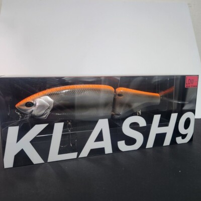 DRT KLASH9 CRACK WORK ORANGE Color 4oz Big Swimbait Low Float NEW