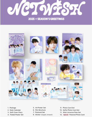 NCT WISH SEASON'S GREETINGS WISH STAR SSGT 2025 OFFICIAL PHOTOCARD