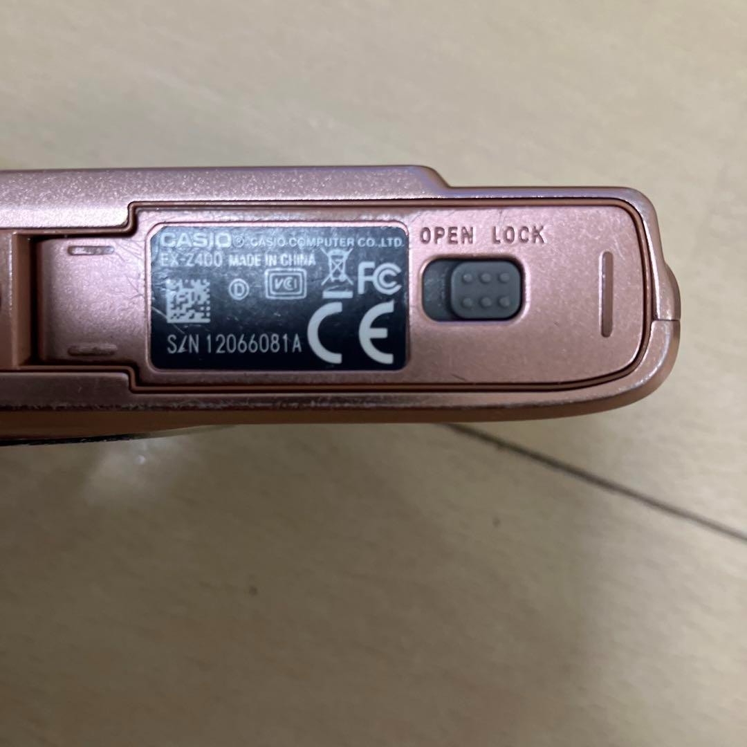 CASIO EXILIM ZOOM EX-Z400 Pink Compact Digital Camera 12.1 MP From