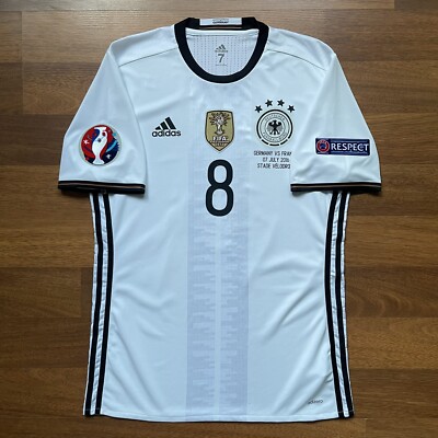 GERMANY ADIDAS ADIZERO 2016 EURO HOME JERSEY #8 OZIL SIZE 