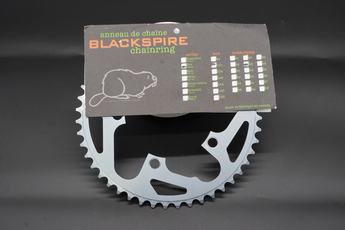 BLACKSPIRE PRO ROAD chainring !! 48t !! BCD 110 NOS | eBay