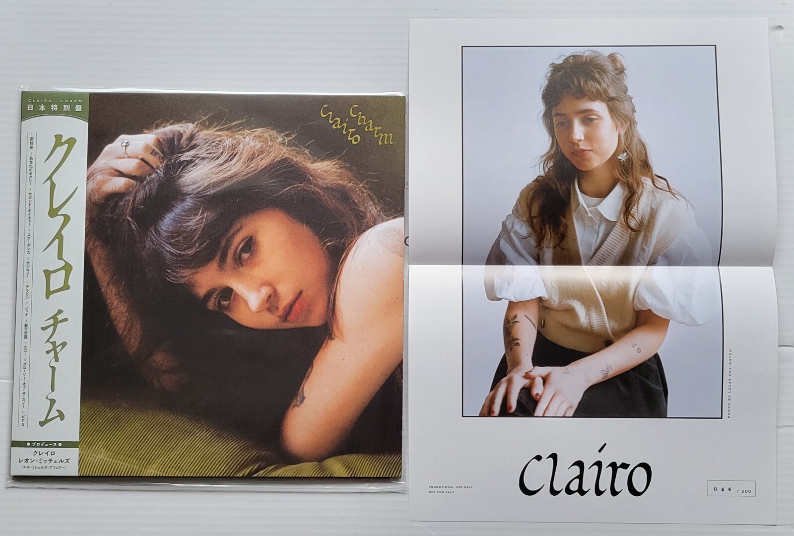 CLAIRO CHARM- JAPAN EDITION LP OBI + PURPLE VINYL + MINI POSTER IN