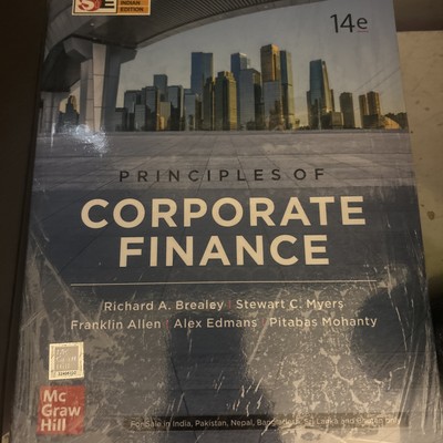 Principles of Corporate Finance by Brealey - 14th Intl Edition