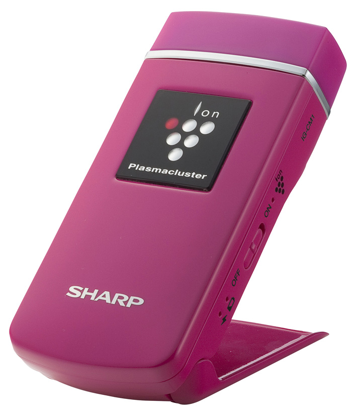 シャープ、いつでもどこでも空気を浄化できる携帯型の「プラズマ