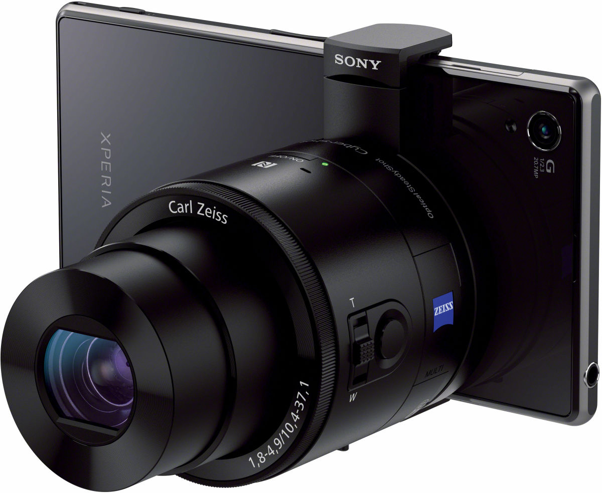 レンズスタイルカメラ「DSC-QX100」「DSC-QX10」の発売日が10月25日に