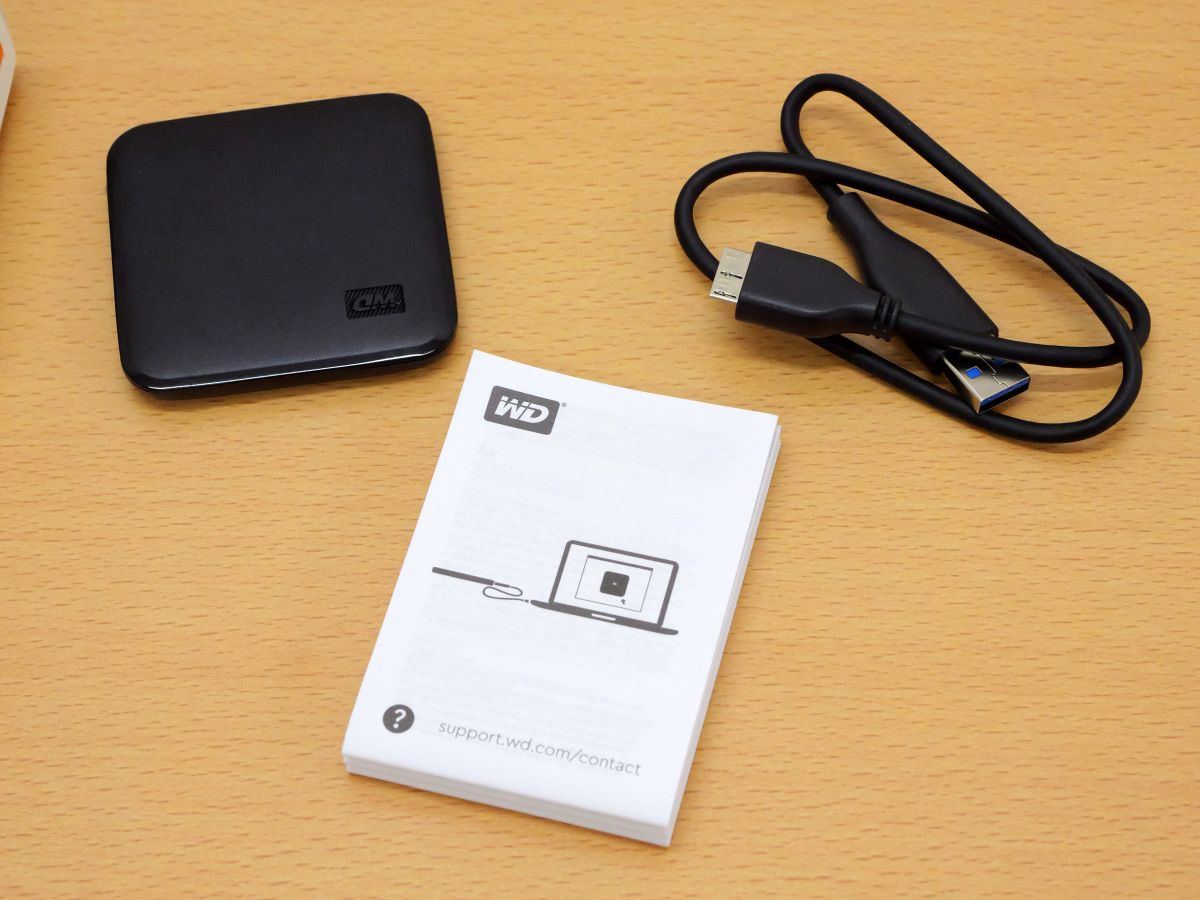 小型軽量で手軽にファイルを保存できる大容量外付けSSD「WD Elements