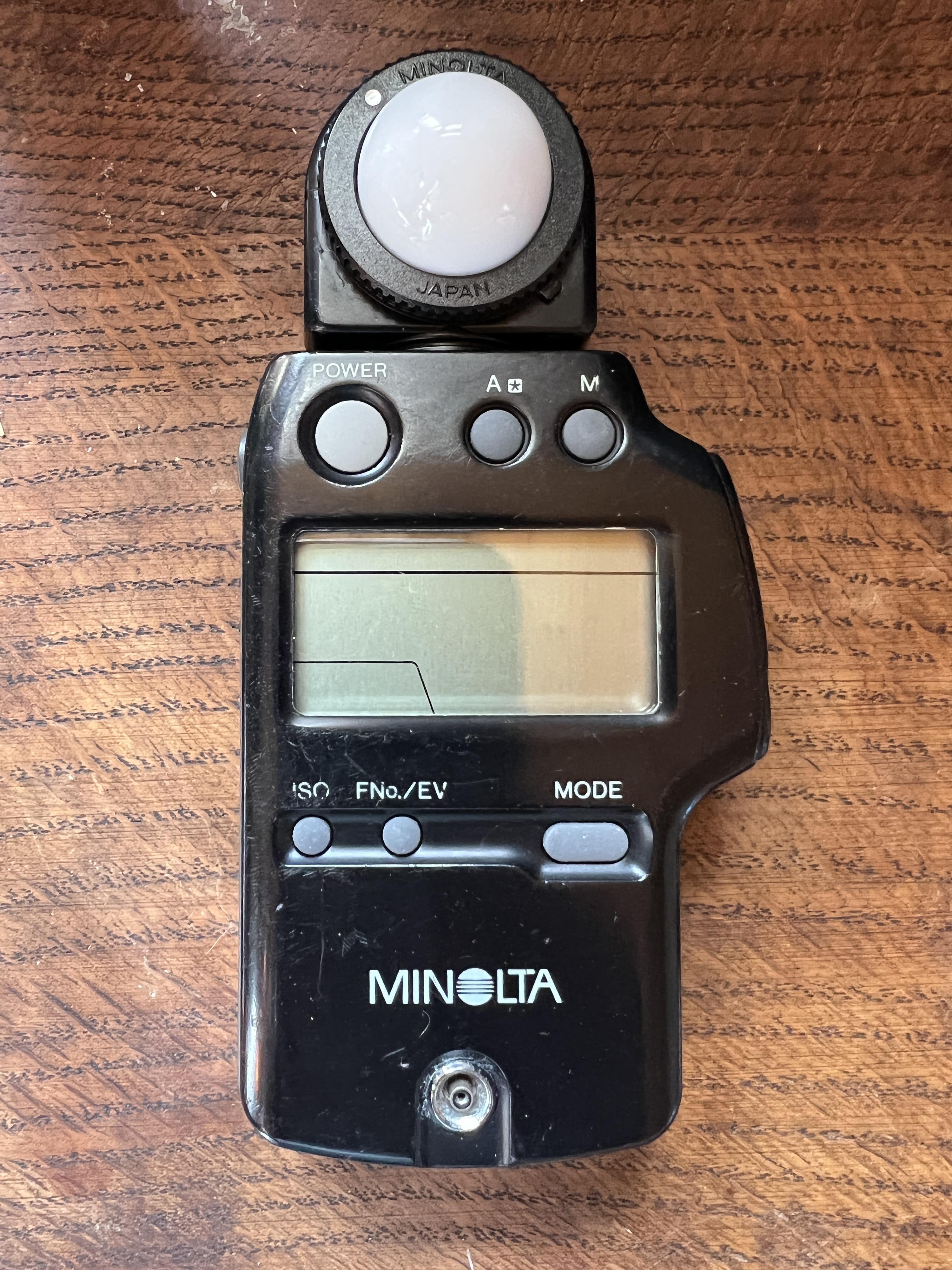 やっと露出計を手に入れた。さよなら、スマホアプリ。 : r/minolta