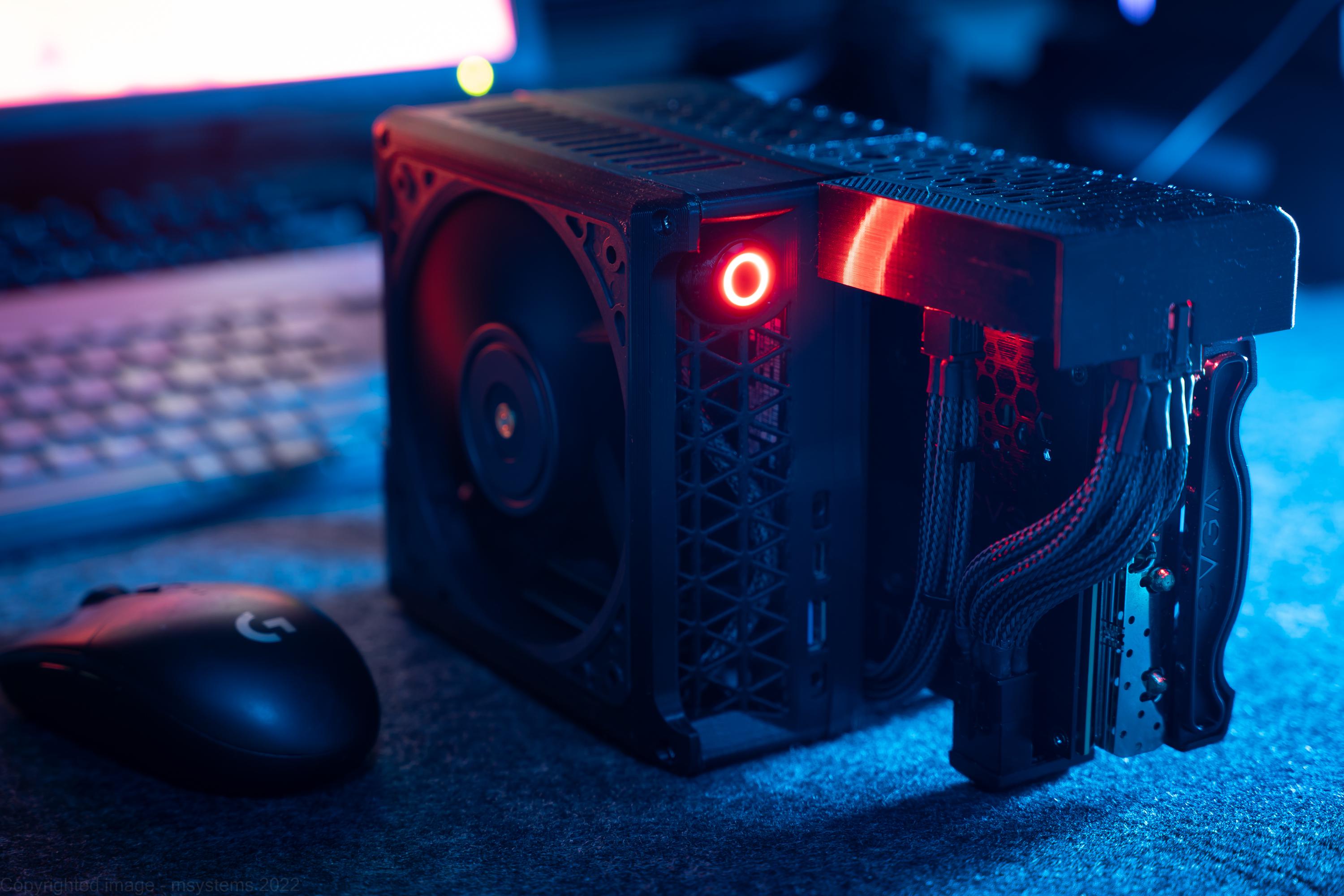 DeskVader [Deskmini X300, AMD 5700g, RTX 3060ti - 3.5L] : r/sffpc