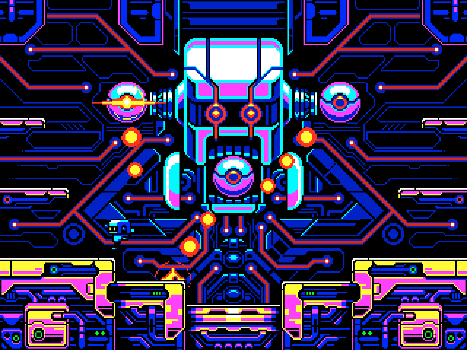 Crazy experiment with ZX Spectrum palette (without 2 colours