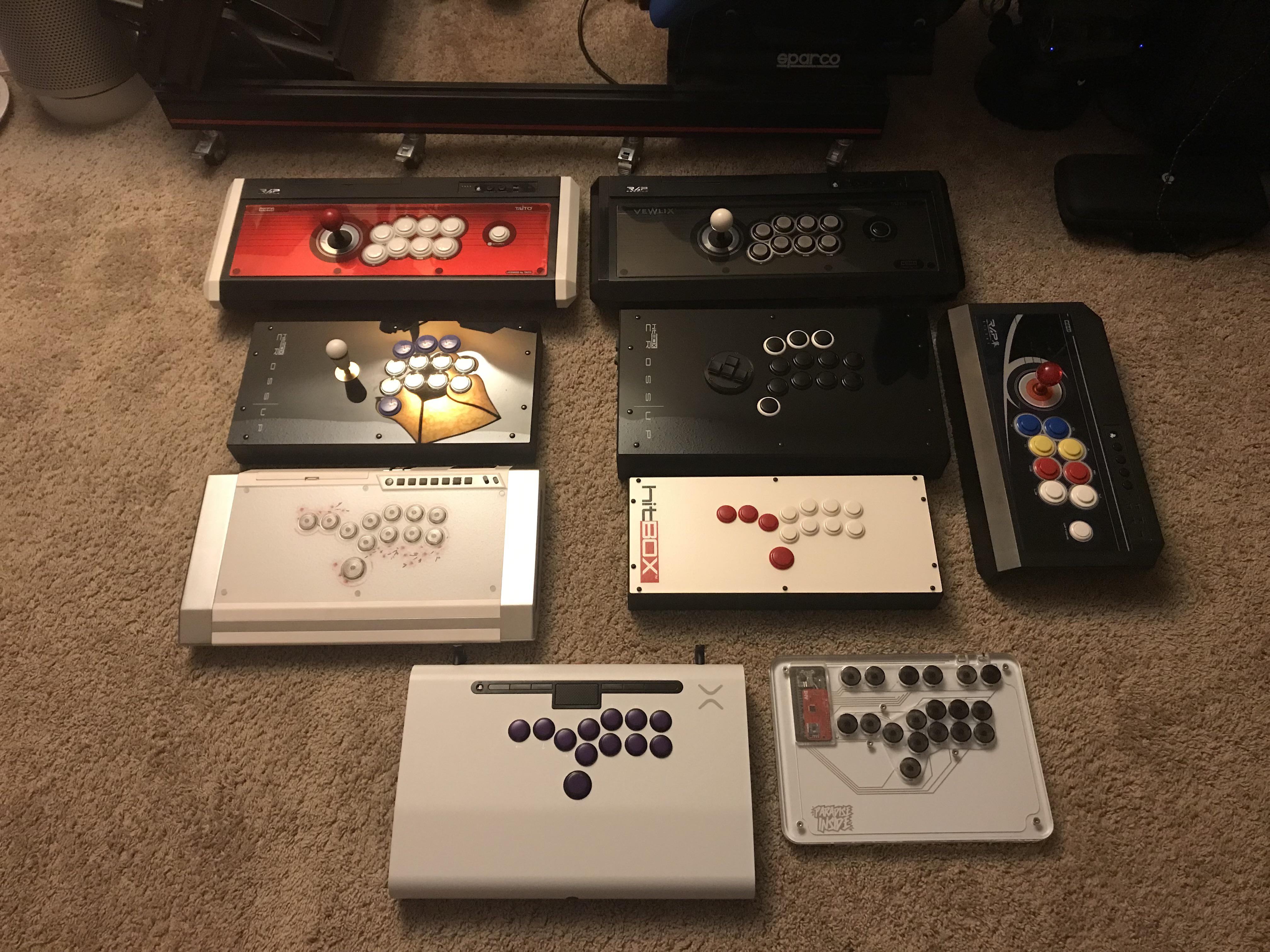 New Victrix pro fs 12 with qanba gravity ks buttons : r/fightsticks