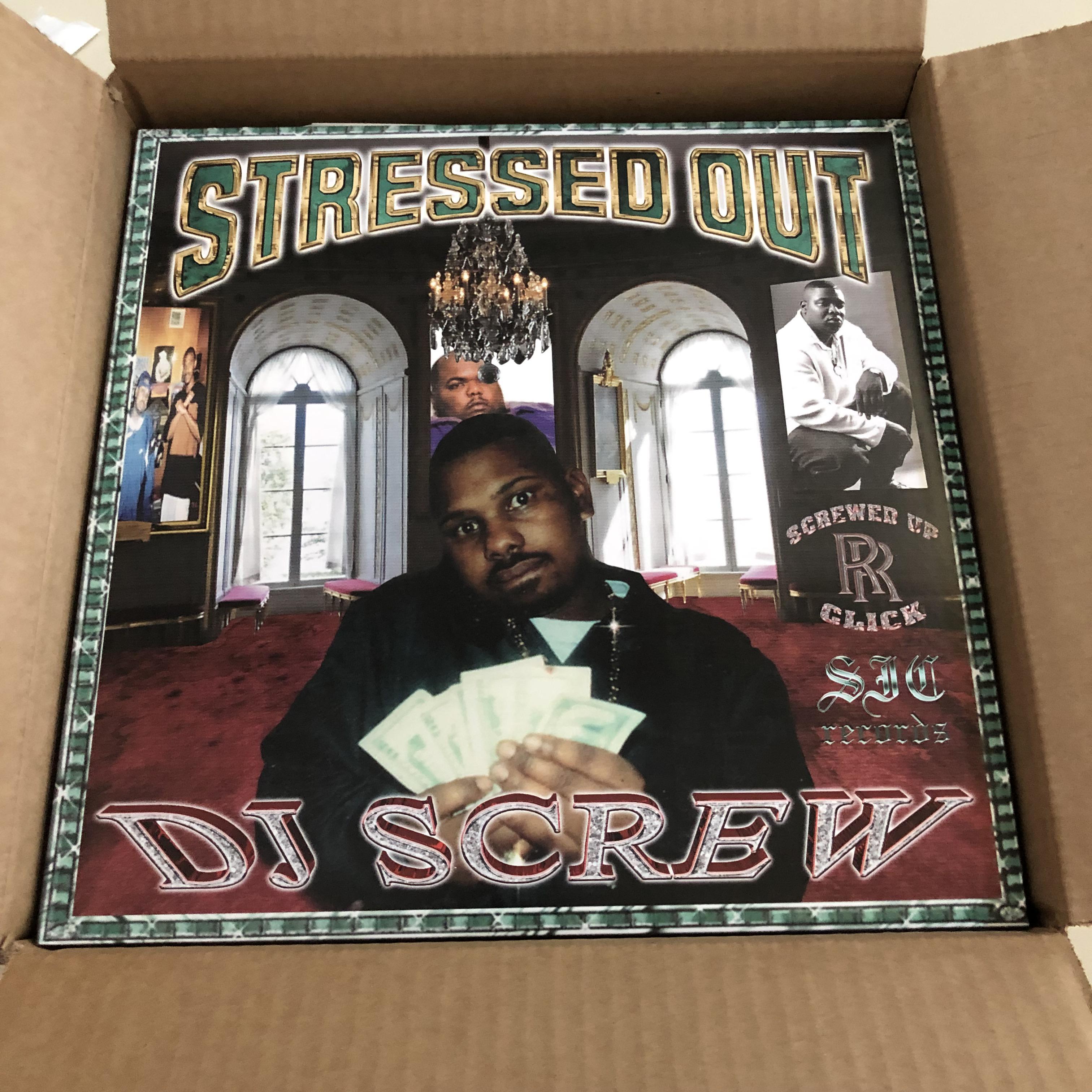 DJ SCREW - STRESSED OUT Deluxe 12” vinyl records are in!! Shipping