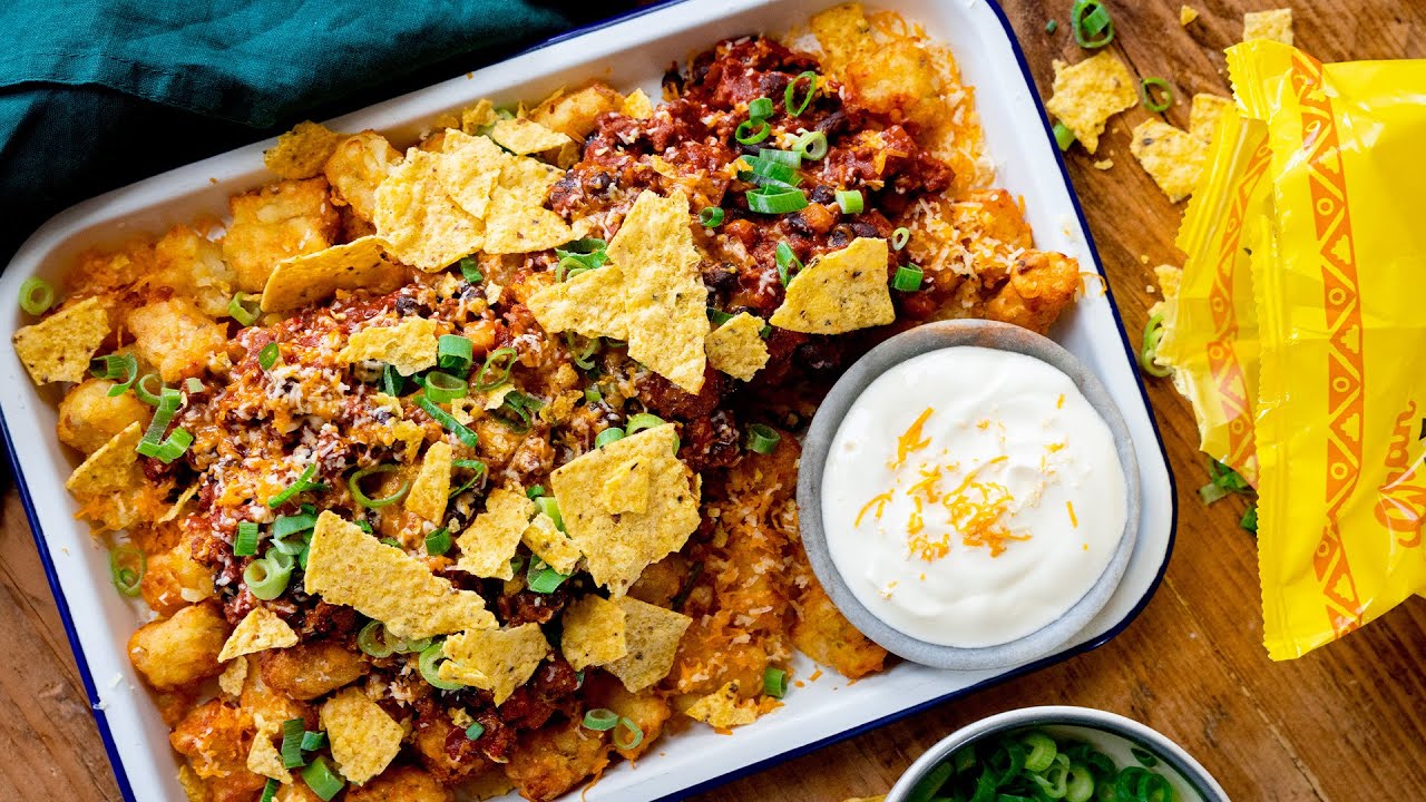 Disney World inspired Loaded Totchos - YouTube