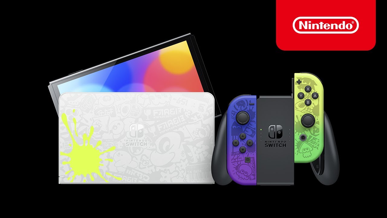 Nintendo Switch – Modelo OLED (edição Splatoon 3) - YouTube